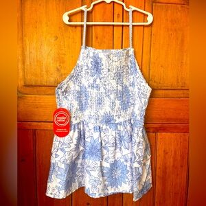 Girls XXL (18) Wonder Nation Blue/White Top